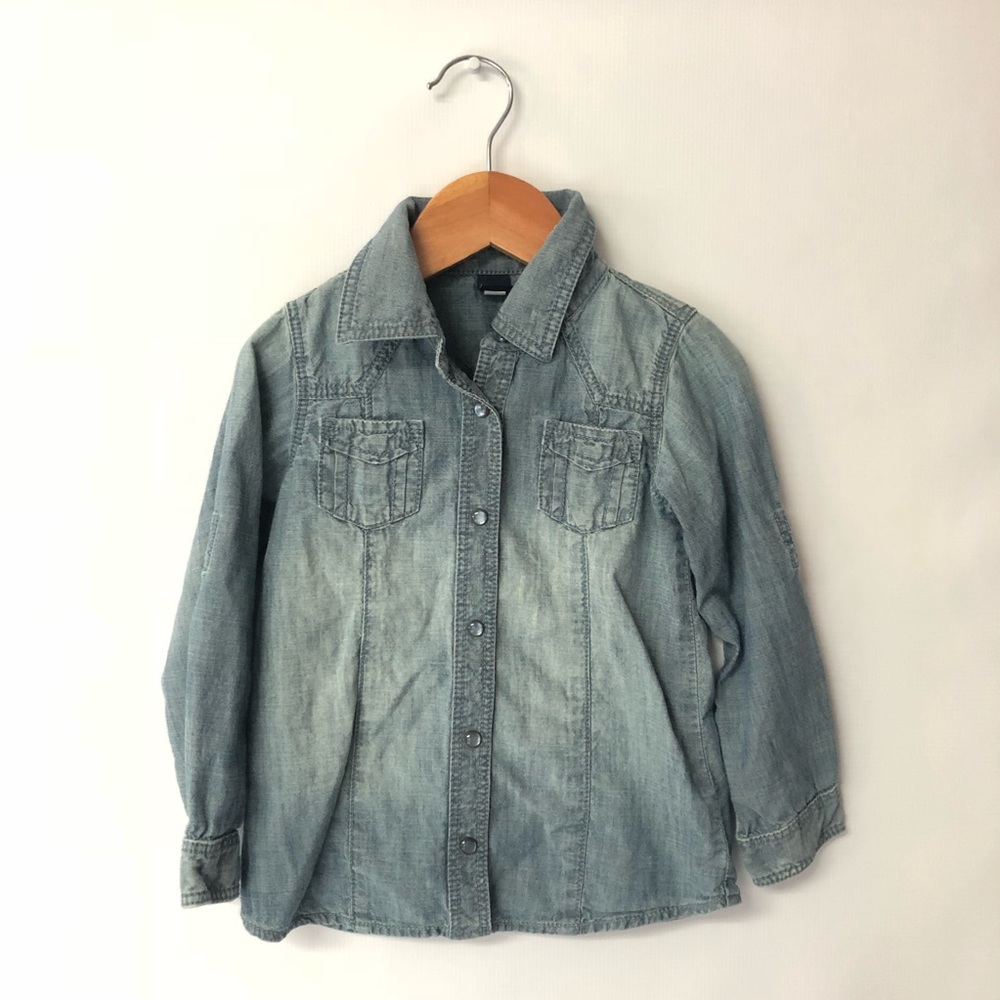 BabyGap chambray top size 4